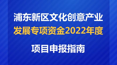 數字賦能，創(chuàng)意未來 解讀2022年度浦東新區(qū)文創(chuàng)專項資金項目申報指南